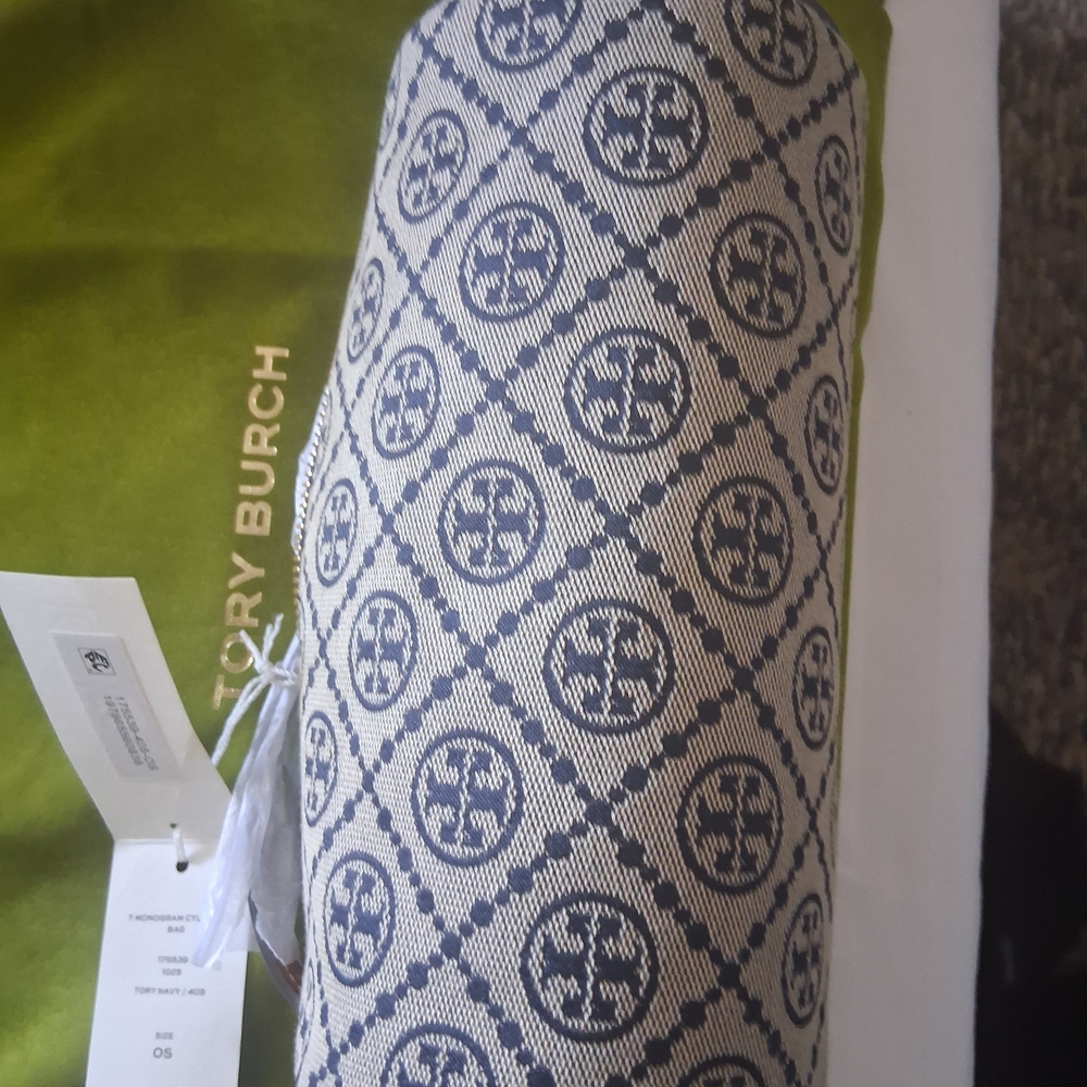 Tory Burch Blue and Cream Mini Bag